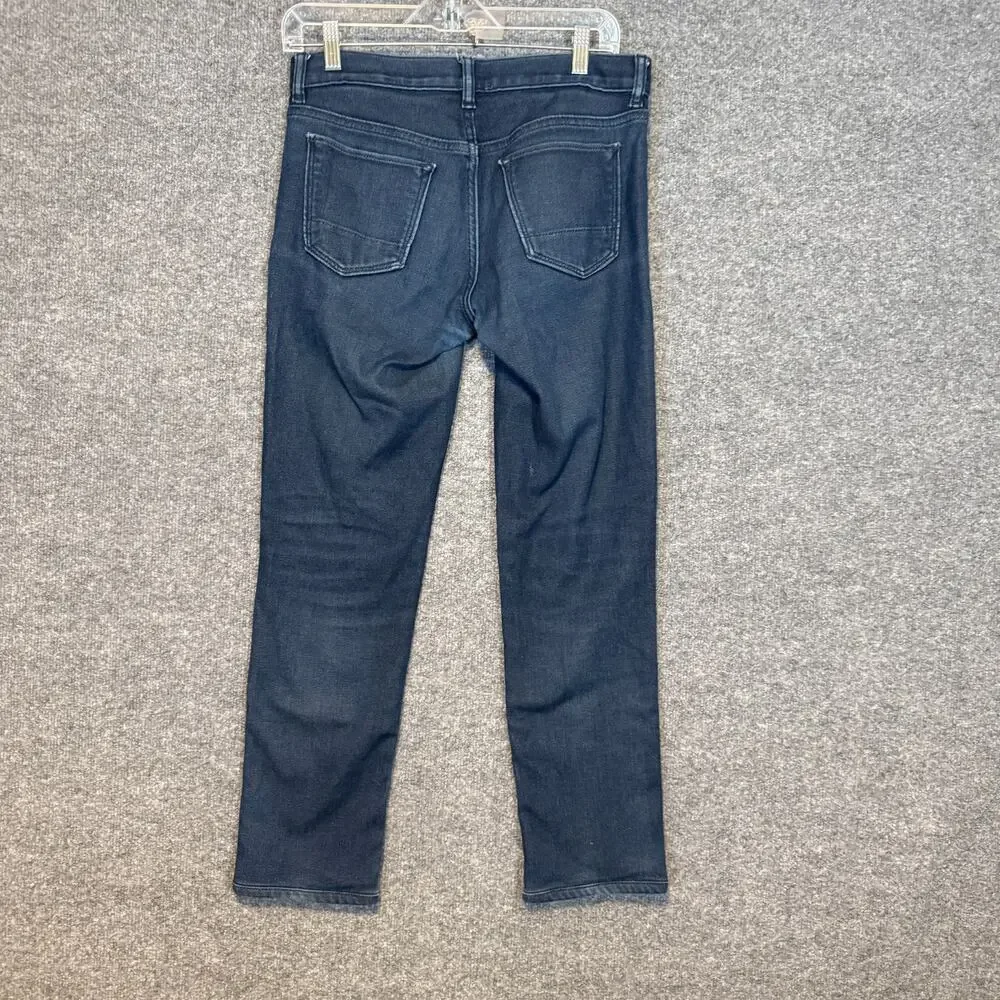 Banana Republic Jeans Mens 29x32 Blue Traveler Slim Fit Straight‎ Stretch Casual